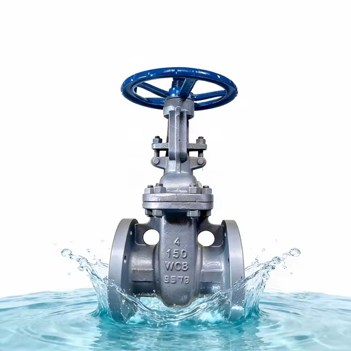 WCB Gate Valve Cast Carbon Steel 150LB ASME B16.34 Flange End Metal Seated Bolted Bonnet Steam High Temperature Power Plant