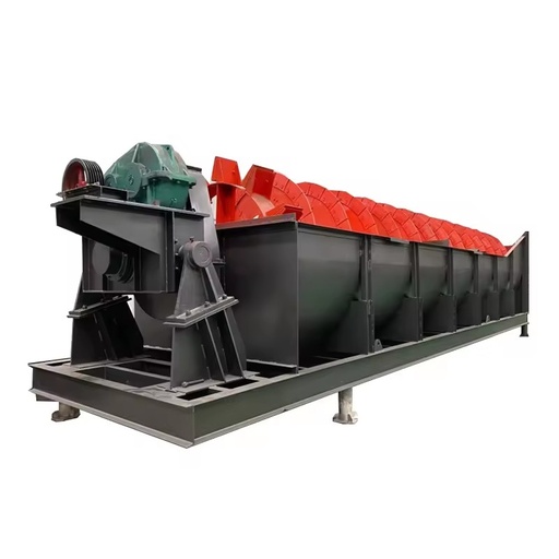 SHANGPIN Spiral Sand Washer 60-120t/h Carbon Steel Ore Washing Separator with Stepper Motor ISO CE Certified