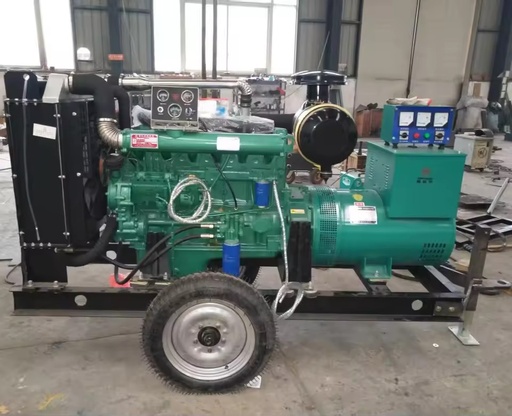 20KW 25KVA 4 Cylinder Ricardo Diesel Engine Copper Alternator Open Movable