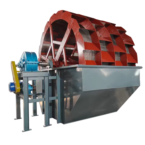 Jianlong Small Mineral Washing Equipment Double-row Wheel Bucket Sand Washing Machine 40-60 Tph AC Motor for Mini Sand Washing