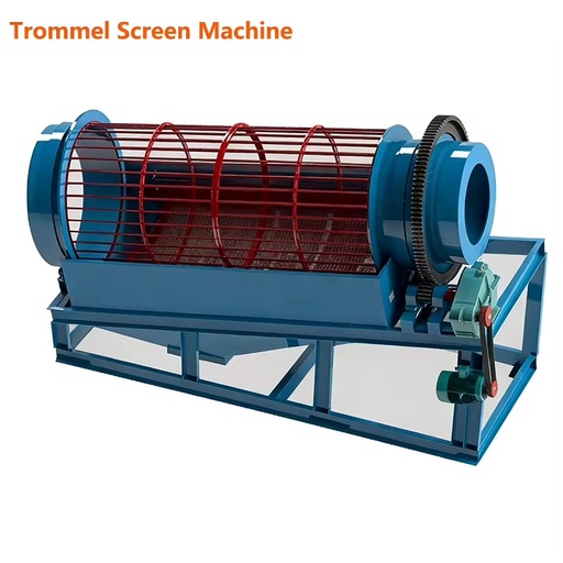 High Capacity Gold Mining Mineral Separation Trommel Screen Machine