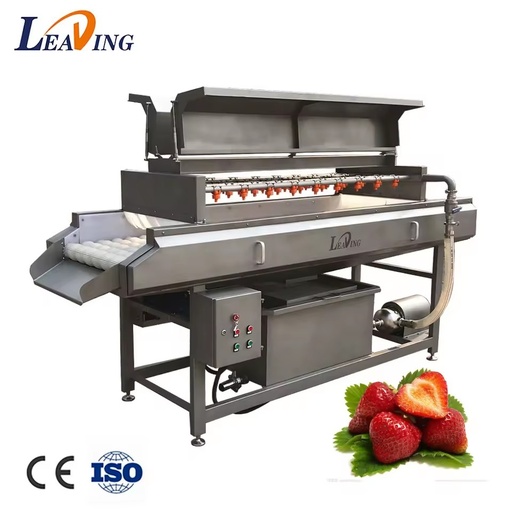 Water-saving Industrial Automatic Vegetable and Fruit Washing Machine Commercial Food Grade Stainless Steel Vegetable Cleaner