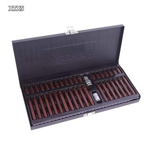 Wholesale Professional Industrial-Grade Hardware Tool Set 40-Piece Combination Chrome-Vanadium Steel Hand Operated OEM Hard Case