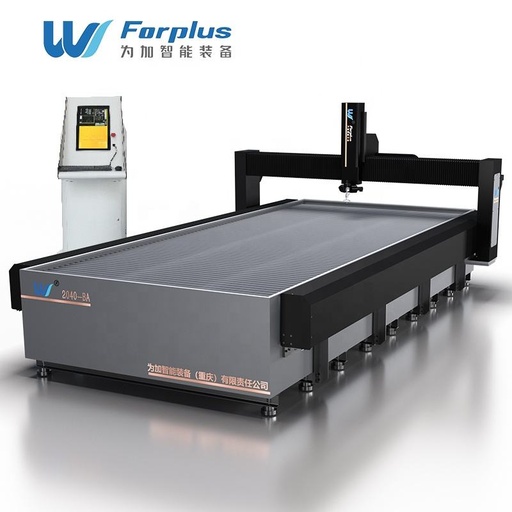 Forplus High Precision AC 5 Axis Waterjet Cutting Machine CNC Water Jet Cutter for Composite Material