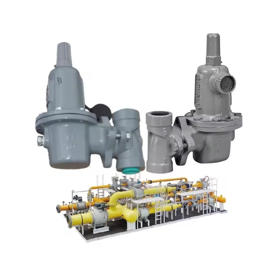Industrial Gas Regulator Emerson Fisher 627 627R 627LR 627M 627MR 627H 627HM Air Pressure Regulator Internal Relief Valve