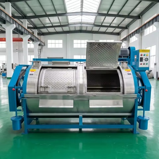 200kg Industrial Washing Machine Semi-Automatic Commercial Washer for Laundry Plant