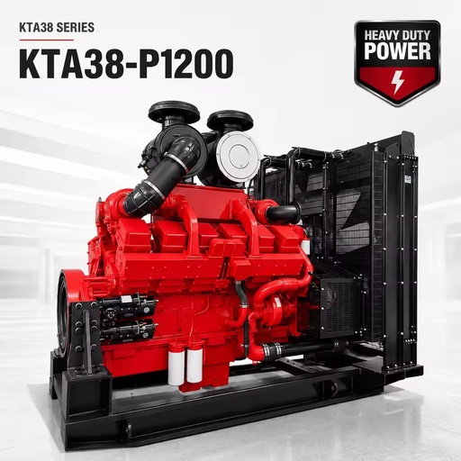 SCDC Cum KTA38-P Series Turbocharged 895kW 1200HP 1800rpm KTA38-P1200 diesel engine for industrial pump and power generation