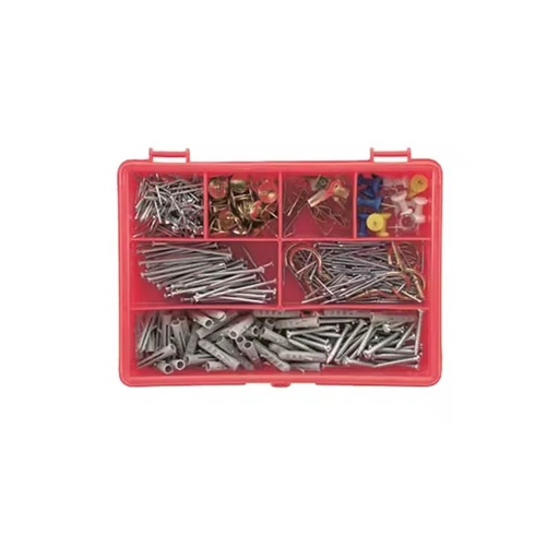 540PC Steel & Iron Gray/White Multi-Purpose Tool Box Set Hand Operated Household Hardware Assortment Kit with OEM Support