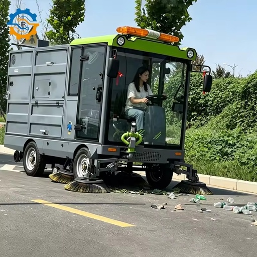 ROD Brand High Quality Road Sweeping and Cleaning Vehicle Machine with Factory Price Electric Sweeper