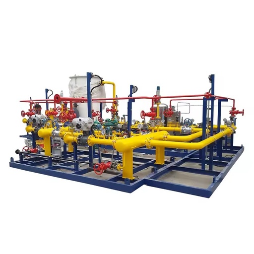 Factory Price CNG Gas Pressure Regulating and Metering Station Inlet 1.5MPa Outlet 0.4MPa Flow 2000Nm3/h