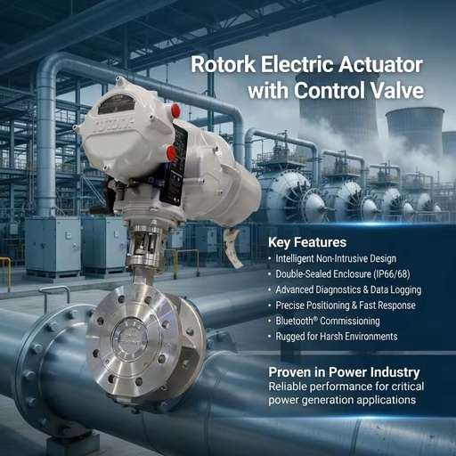 Rotork IQ3 Electric Actuator Oil Gas Electric Valve Actuator Petrochemical Power Plant Rotork Control Valve Actuator Spare Parts