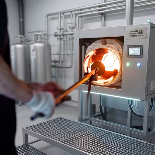 All-Air-cooling Type Plug and Play Container Installation Power-saving VPSA Oxygen Generator O2 Plants for Glass Making