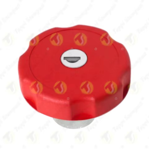 Bayonet Red Diesel Generator Fuel Cap Lock for Truck Fuel Tank Ventilation Plastic and Steel for Gasoline Oil Lubricants