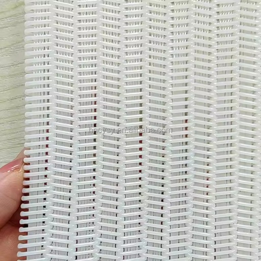 Large Loop Polyester Industrial Liquid Filter Horizontal Vacuum Belt Washer Bottom Mesh