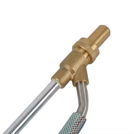 Pressure Washer Sand Blasting Metal Hose and 1/4 Inch Quick Adapter