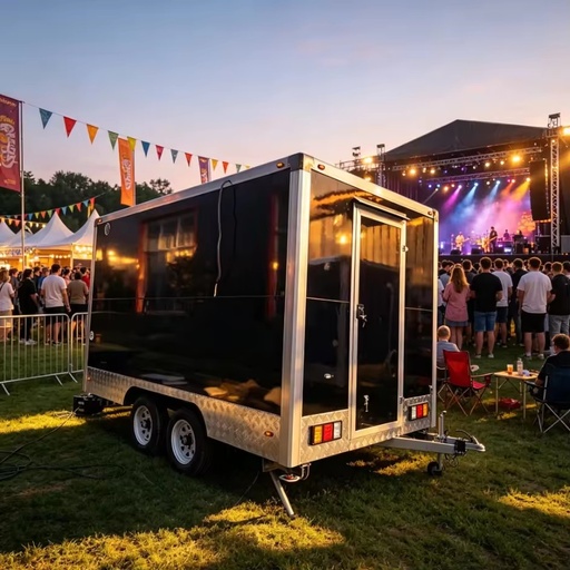 Multifunctional CE Certified Galvanized Sheet Restaurant Beer Service Fast Food Trailer Ice Cream Truck
