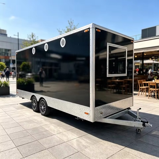 Long Service Life DOT Certified Galvanized Sheet Beer Service Food Trailer Ice Cream Truck for Fast Food