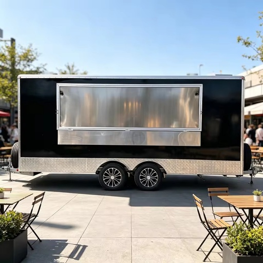 High Productivity CE Certified Galvanized Sheet Retail Towable Food Trailer Fast Food Trailer for Candy Sales