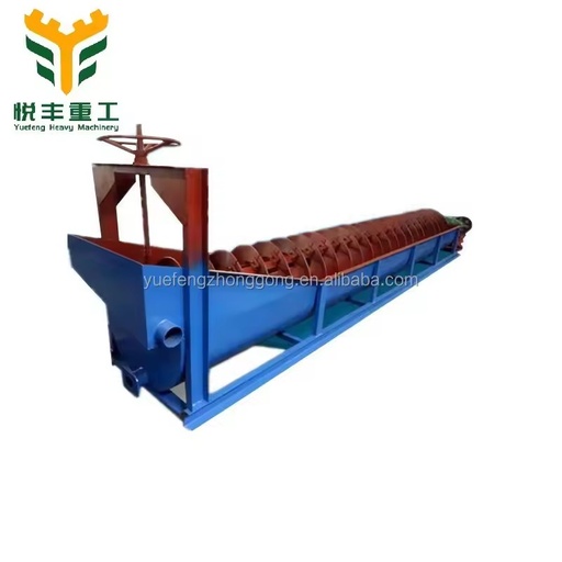 Yue Feng High Efficiency Spiral Classifier Machine Motor Pump Bearing Engine Low Noise Gold Processing Plant Customized Capacity