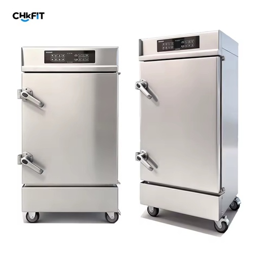 Factory Sale Commercial Electric 12 Tray Stainless Steel Rice Steamer Cabinet for Restaurant Kitchen