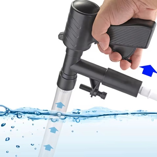 Evnice EV08B Plastic Aquarium Fish Tank Water Change Pump Cleaning Tool Water Changer Gravel Cleaner Siphon Filter Manual