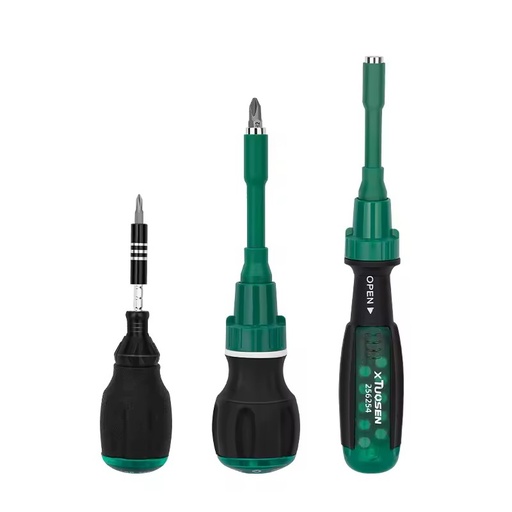 10-in-1 Mini Multifunctional Hardware Tool Set Phillips Head Screwdriver Magnetic Ratchet Disassembly/Repair DIY Industrial