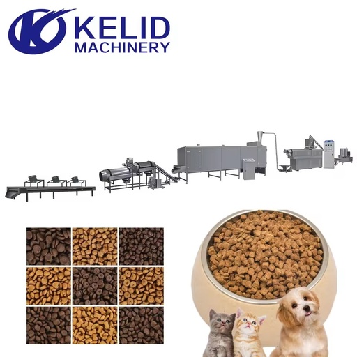 CE High-quality Automatic Efficient Large Capacity Pet Food Making Equipment Puppy Dog Food Machine Dog Food Production Line