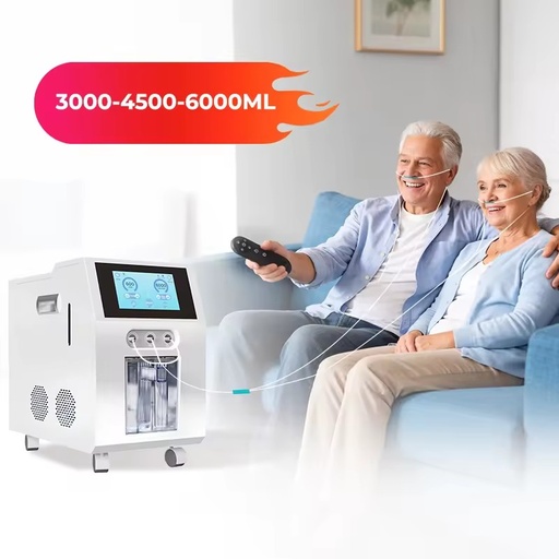 Factory Wholesale Hydrogen Inhaler Generator 99.99% Purity H2 Dual Person 3000ml Hydrogen Inhalation Machine for Beauty Clinic
