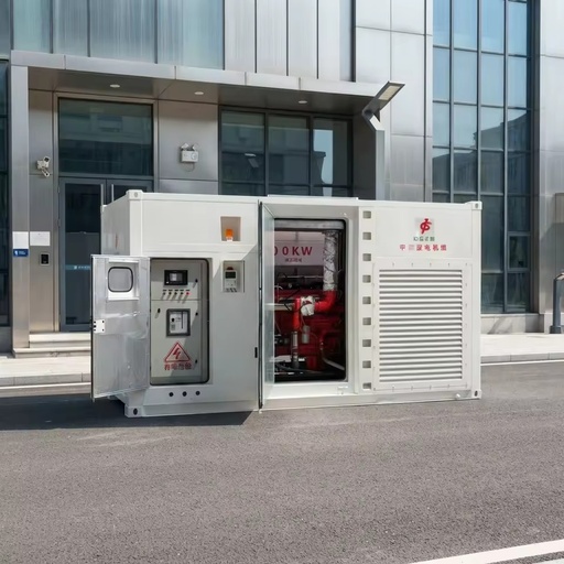 300kW Silent Canopy Tri-Fuel Generator Operates on Diesel, Gas, and Methanol for Commercial Emergency Backup Power Supply.