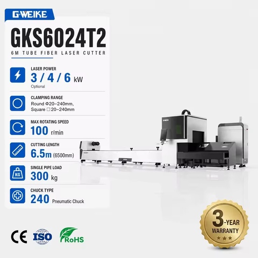 2026 New Technique 2000W Automatic H Beam Profile Angle Steel Channel Steel Tube Pipe Fiber Laser Cutting Machine AI BMP Metal