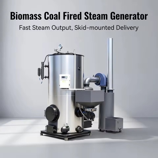 LSG Multi Fuel Biomass Pellet Wood Fired Steam Generator Vertical Industrial Steam Boiler