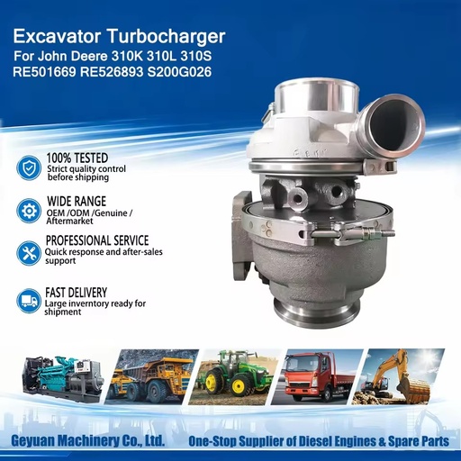 176993 RE535247 RE535254 DZ108163 4045HT085 Engine Turbocharger For 310K 310L 310S