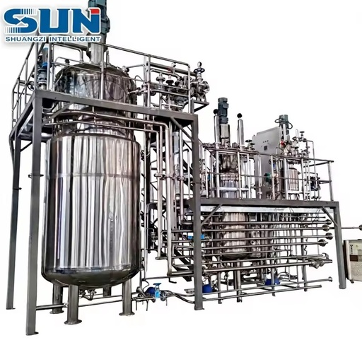 Stainless Steel Bioreactor System for Biotechnology Microbial Culture Fermentation and Controlled