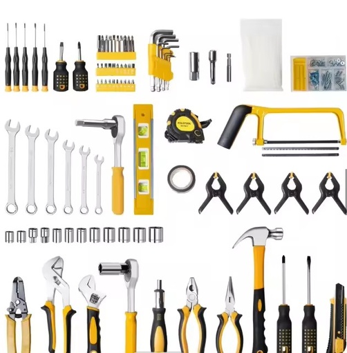 168 Psc Hardware Tools Set Portable Repair Tool Box Kit Car Repair Combination Tool Kit for Industrial Maintenance