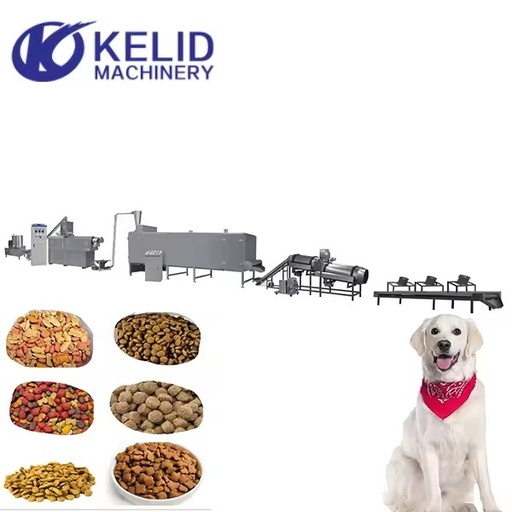 New Customized Dog Food Making Machine Industrial High Efficiency Full Automatic Pet Food Production Line