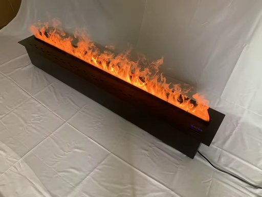 1500 mm Water Fireplace Electric Fireplace with LED Flame Freestanding Metal Construction Remote App Control Factory Price