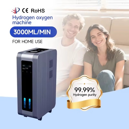 Medical Grade 3000ml High Flow Rate Hydrogen Oxygen Inhalation Machine Brown Gas Generator H2 Inhaler Device