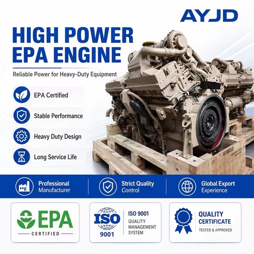 Stable Reliable KMS QS60 V16 2500HP Turbocharged Diesel Industrial Engine Assembly for Equipment Various Fields