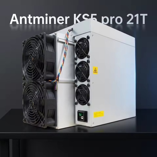 High Performance Miner Antminer KS5 PRO ASIC Miner 20T 21T 3150W with PSU for Efficient Cryptocurrency Mining KHeavyHash KAS