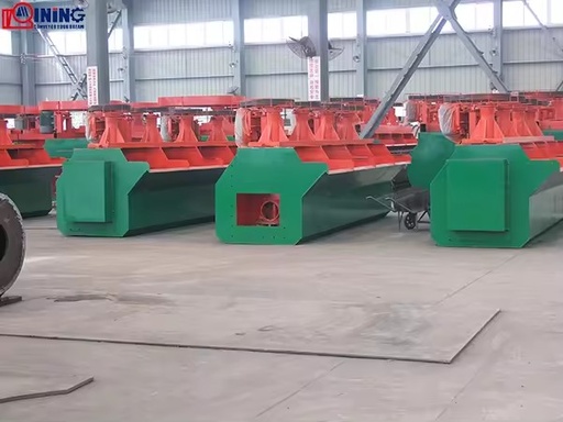Mining Mineral Processing Dressing Plant Gold Copper Ore Small Scale Froth Flotation Machine Motor 18 kW Power 50-100 T/h