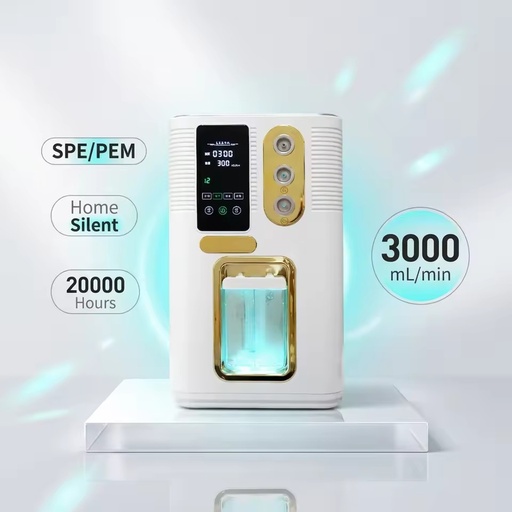 Generator 3000ml Water Machine SPE PEM Electrolysis Quiet Energy Saving Rich Water Maker for Home