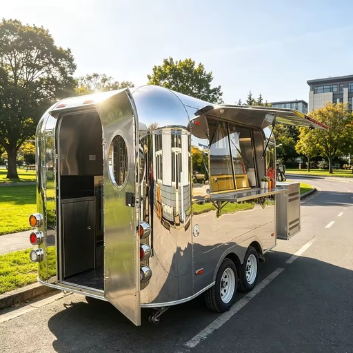 DOT Certified 304 Stainless Steel Food Truck with VIN Number