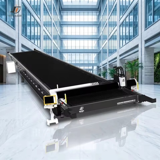 20kw 30kw High Precision Heavy Truck Parts Cutting 12025 16032 Large Format Ground Rail Cypcut 8000 Fiber Laser Cutting Machine