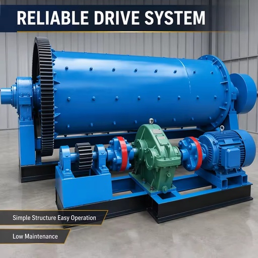 Wet Type Gold Ore Ball Mill Grinding Equipment Overflow Discharge Energy Saving Mining Factory Direct Custom Supplier