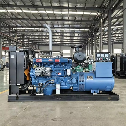 Open Frame Diesel Generator Set With Large Capacity Fuel Container For Extended Industrial Working Period