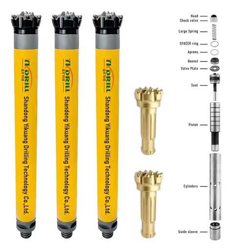 Air Pressure DTH Hammer Drilling Tool Ore Mining Water Well Drilling Quarry Mineral