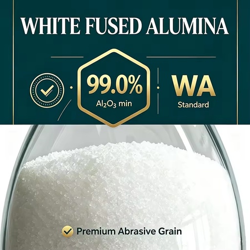 White Fused Alumina WA 99.0% Al2O3 Blasting Media for Oil and Gas Pipeline Rust Removal