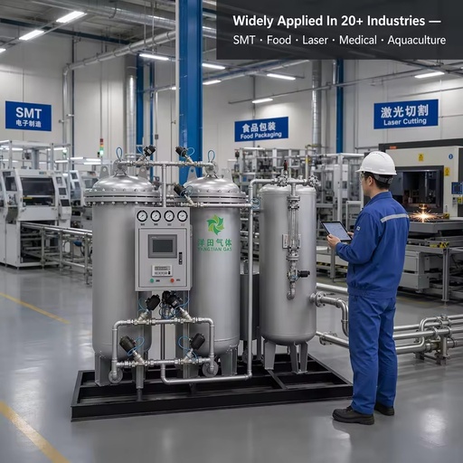 YANGTIAN 95%-99.9995% PSA Nitrogen Generator Factory Direct Sale 3-3000Nm3/h Custom Design ISO9001,CE,TU Certified