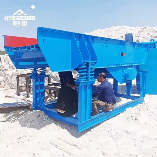Hengzhong Electric Vibratory Grizzly Feeder with Motor 5-1000 Tph Capacity for Mineral Ore Mining