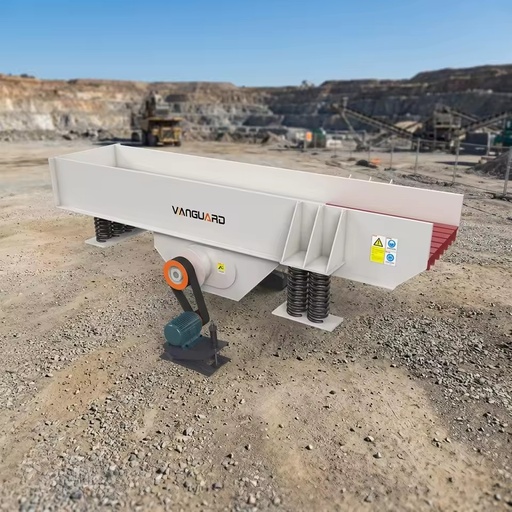 High Efficiency Vibrating Feeder 90-900t/h Feeding Size 0-1000mm Mining Stone Vibratory Feeder for Crushing Screening Plant